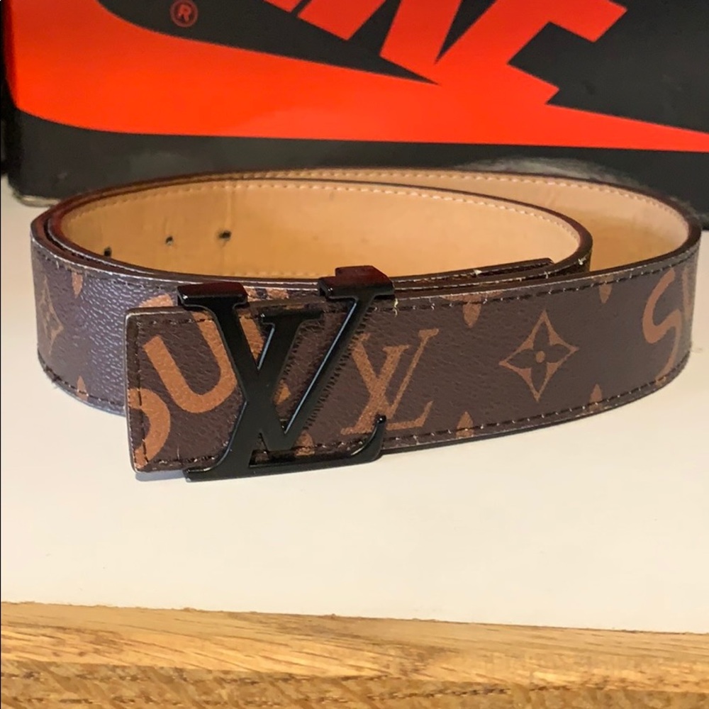 Louis Vuitton supreme belt
